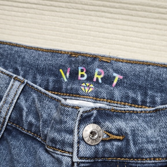 VBRT Pearl Stud High Rise Wide Leg Jeans 11/29 NWT - Picture 8 of 13